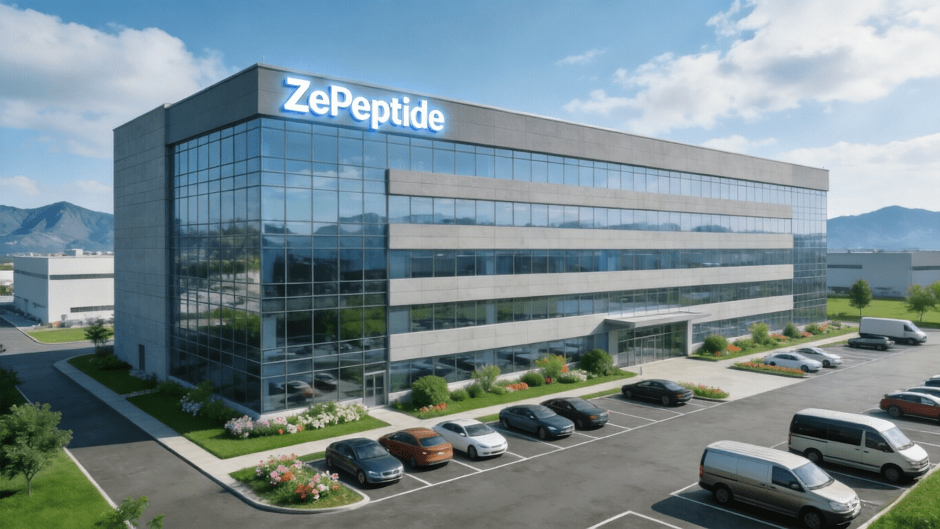 ZhPeptide: 17+ years of trusted peptide manufacturing and fast global delivery.